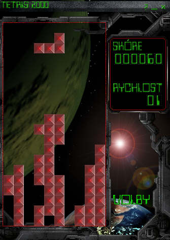 Tetris 2000 se 
skinem Space Tetris 2001